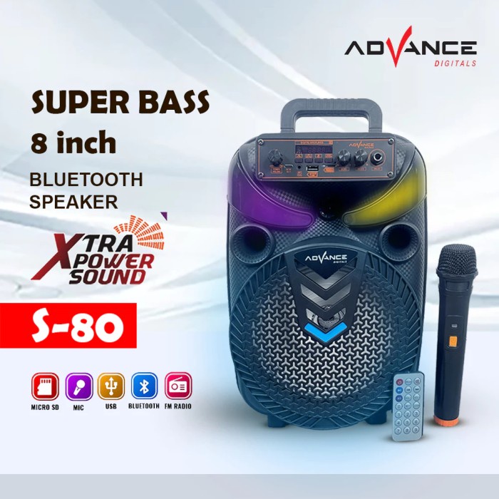 Speaker Bluetooth Portable Advance H-801N / H801N Speaker aktif