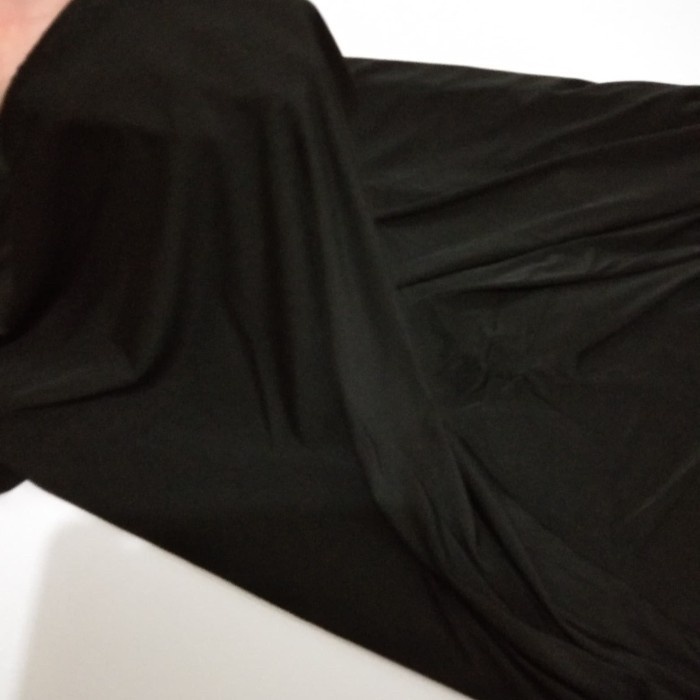 Kain Lycra / Spandex (Hitam)