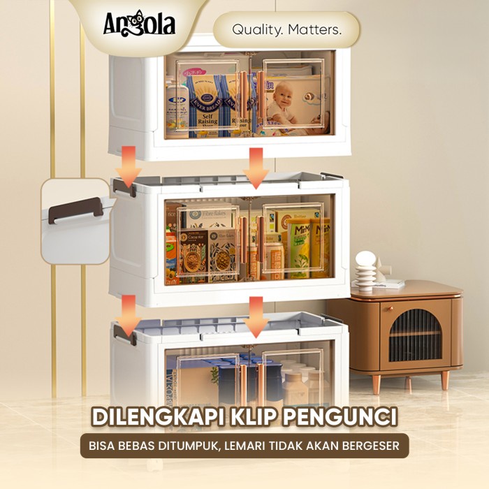 ANGOLA LEMARI PAKAIAN PLASTIK G19-G23 LEMARI SUSUN PLASTIK / LEMARI RAK BAJU PLASTIK