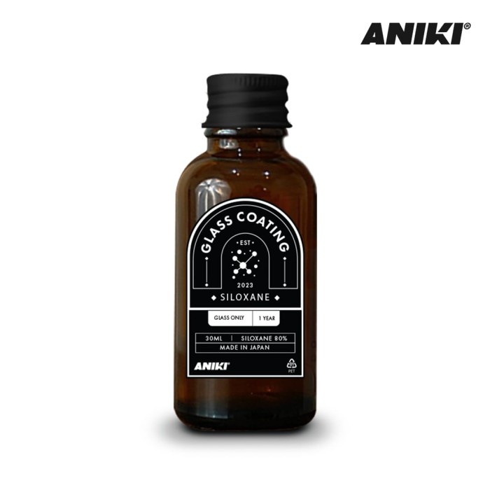 ANIKI Glass Coating 30 ml - Nano Coating Kaca Mobil