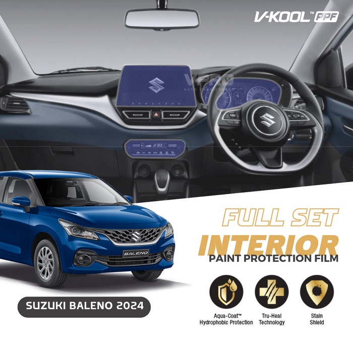 VKOOL PPF Interior Protector Mobil Suzuki Baleno 2024 - Full Set / PPF Mobil