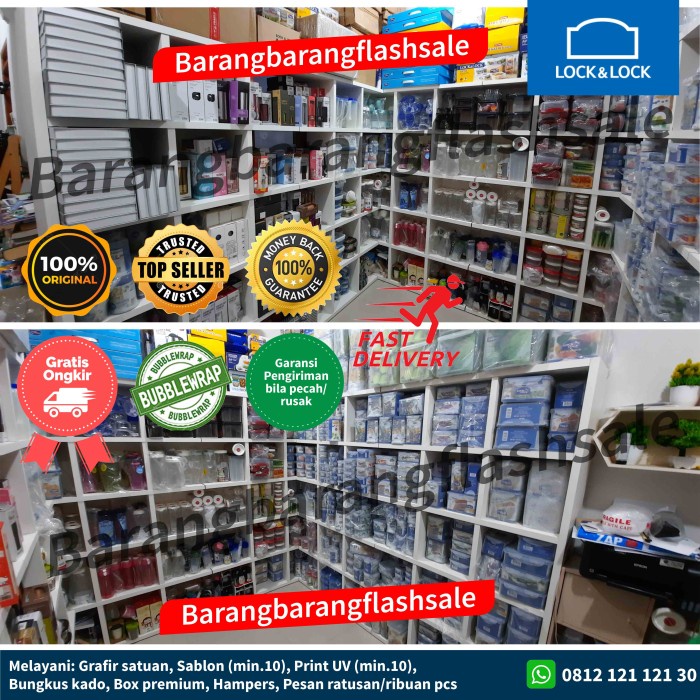 LOCK N LOCK EASY STOPPER CAP 1300 ML BOTOL MINUM 1300ML 1.3 1.3L KODE 1120