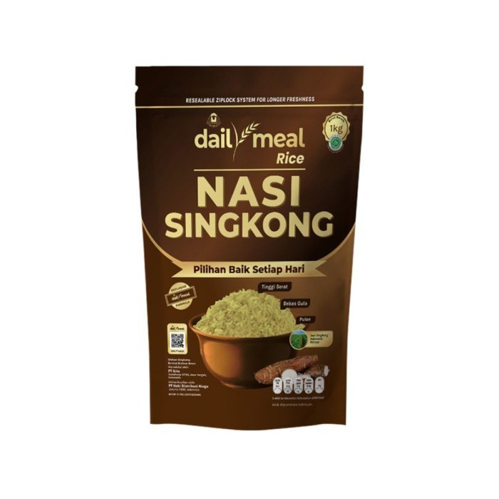 

DAILYMEAL RICE NASI SINGKONG 1 KG / BERAS SEHAT / KIMIA FARMA [TERBARU[TERLARIS[ORIGINAL[ASLI]