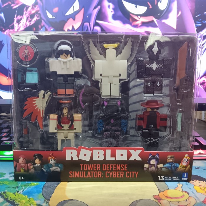 SALE  ROBLOX ORIGINAL FIGURE - TOWER DEFENSE SIMULATOR: CYBER CITY READYY