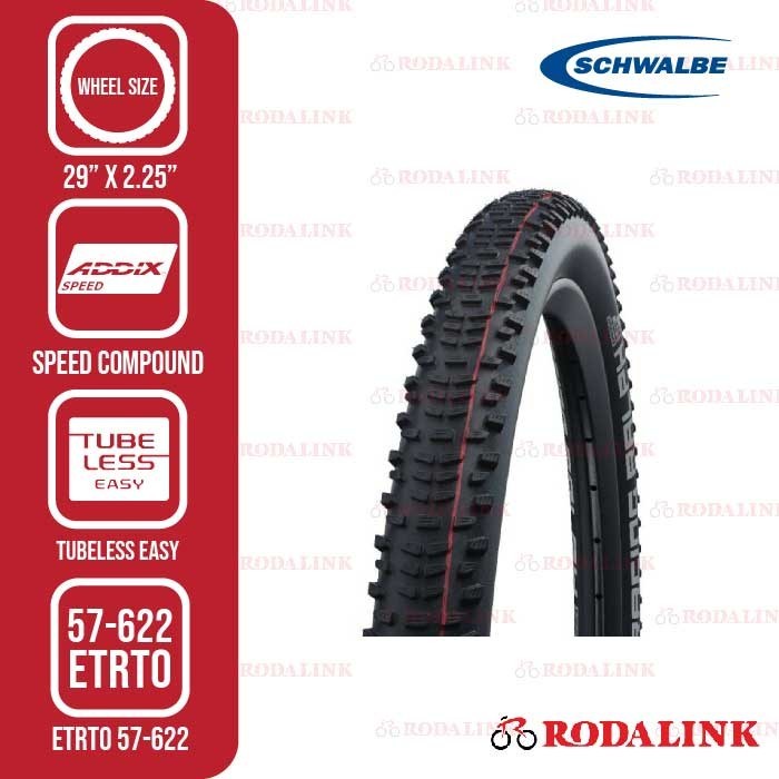 Schwalbe Ban Sepeda MTB 29" Racing Ralph Evolution Superground TLE 29x2.25