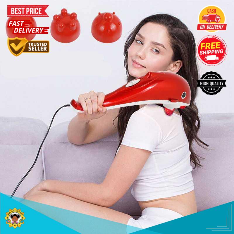 BEST SELLER Alat Pijat Elektrik Dolphin Massager Shoulder Vibration USB - 100% ORIGINAL