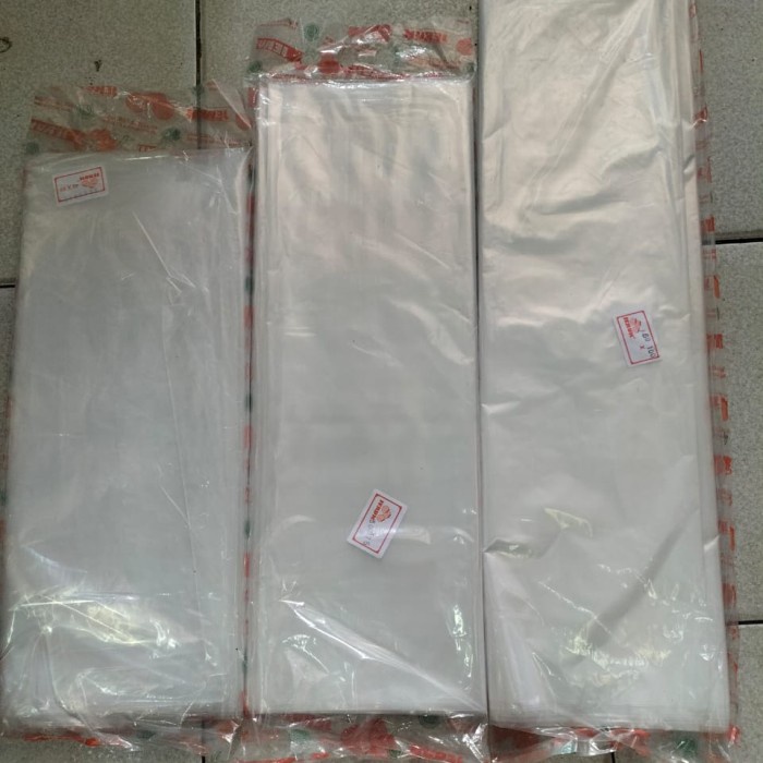 OBRAL KANTONG PLASTIK PE POLOS/ JERUK BESAR (40x60,50x75,60x100)