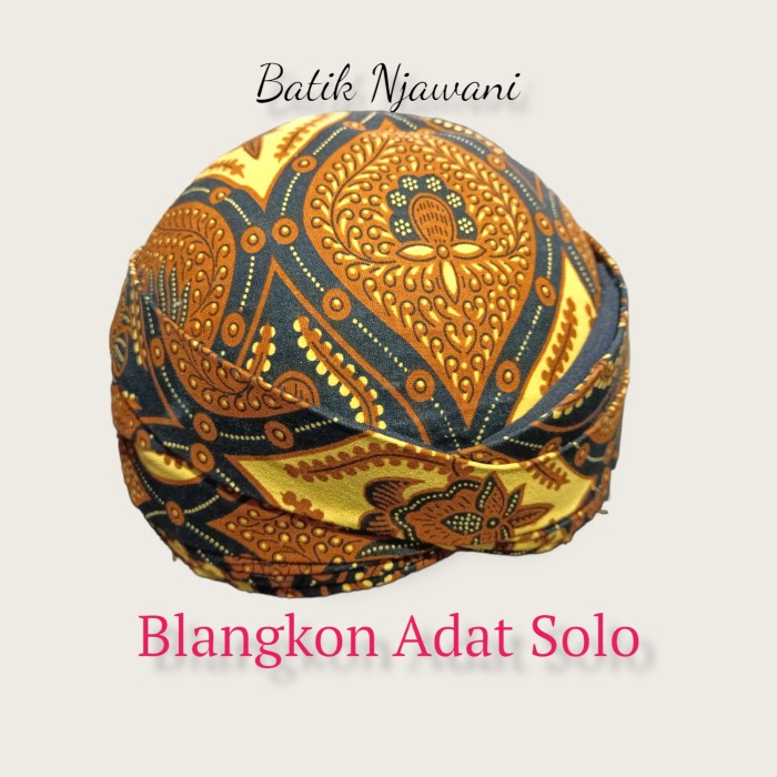Blangkon Solo Adat Jawa Blangkon Jawa