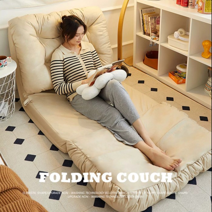 L&Q SOFA KAMAR TIDUR SOFA MULTI-FUNGSI YANG DAPAT DISESUAIKAN SOFA MINIMALIS TEMPAT TIDUR SOFA LIPAT