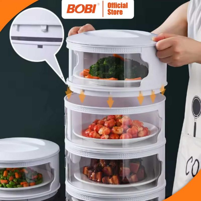 Rak Susun Makanan/Tudung Saji Tutup Tingkat / Rak Tempat Makanan Susun