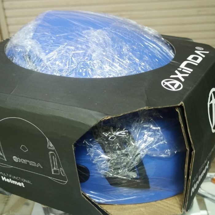 Helm Safety Climbing Xinda + Visor / Helm Safety Climbing / Safety Hem Climbing Murah