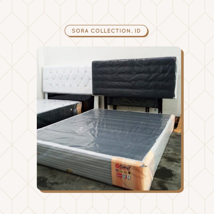 Divan Springbed Ori Central - Rangka Tempat Tidur Uk 180x200 cm