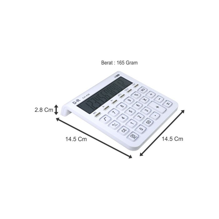 

KALKULATOR D-R CH426 (12 DIGIT) [TERBARU[TERLARIS[ORIGINAL[ASLI]