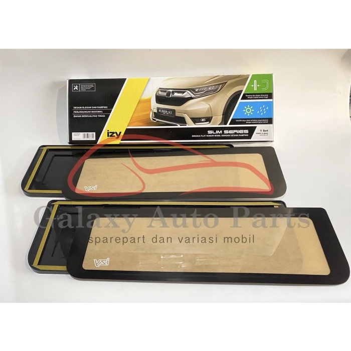 Tempat dudukan plat pelat nomor mobil pakai mika