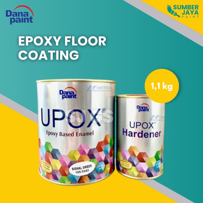 Epoxy UPOX cat keramik / kamar mandi / cat lantai / cat lapangan MURAH