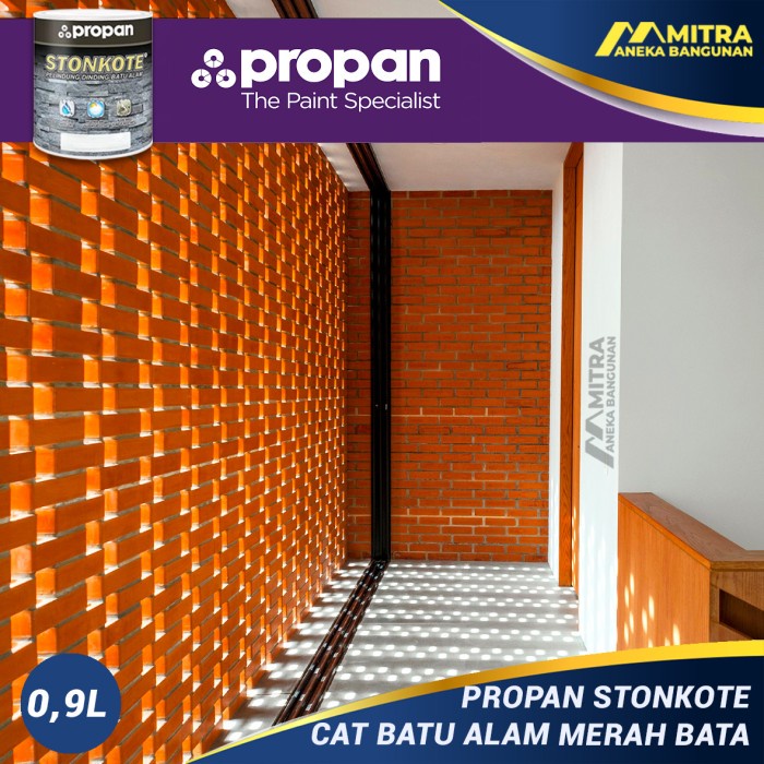 BISA GOSEND! PROPAN STONKOTE CAT BATA MERAH / COATING BATA MERAH PELAPIS BATU ALAM