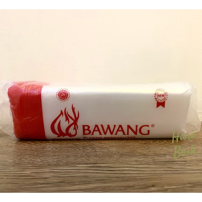 BERGARANSI Plastik PE bawang 6x20