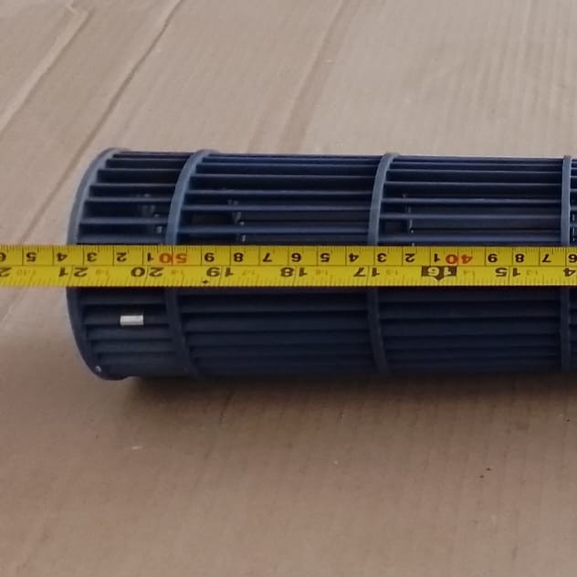 Cross Fan Blower Indoor AC Polytron PLE 688 Diameter 9 x 54 cm 90 x 540 mm Original Bekas