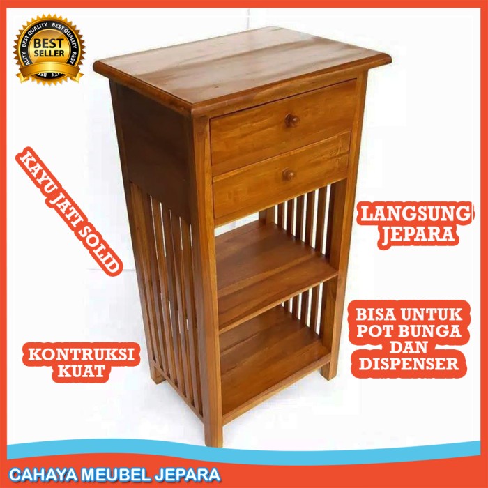 PREMIUM MEJA DISPENSER KAYU JATI RAK DISPENSER KAYU TEMPAT DISPENSER DARI KAYU