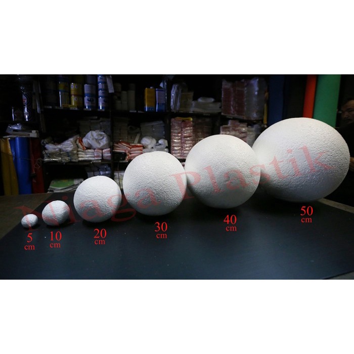 

Bola Gabus (40cm) / Bola Styrofoam / Styrofoam Ball