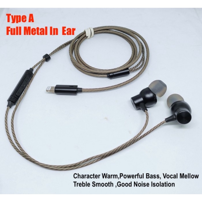 MFI Certified Custom Earphone For iphone HiFi Headset Superior Sound