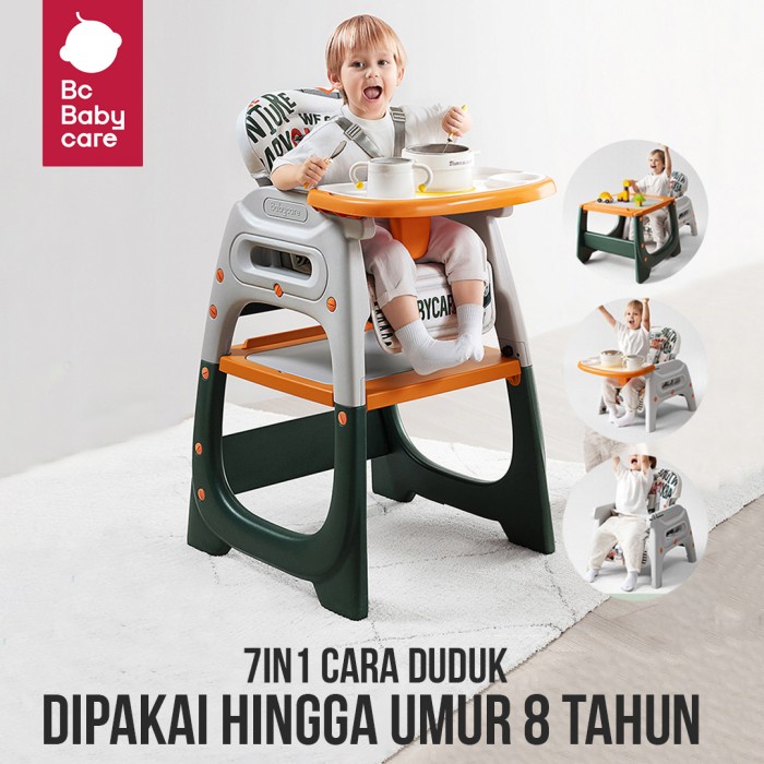 BC BABYCARE KURSI MAKAN BAYI PORTABLE BABY HIGH CHAIR MEJA LIPAT