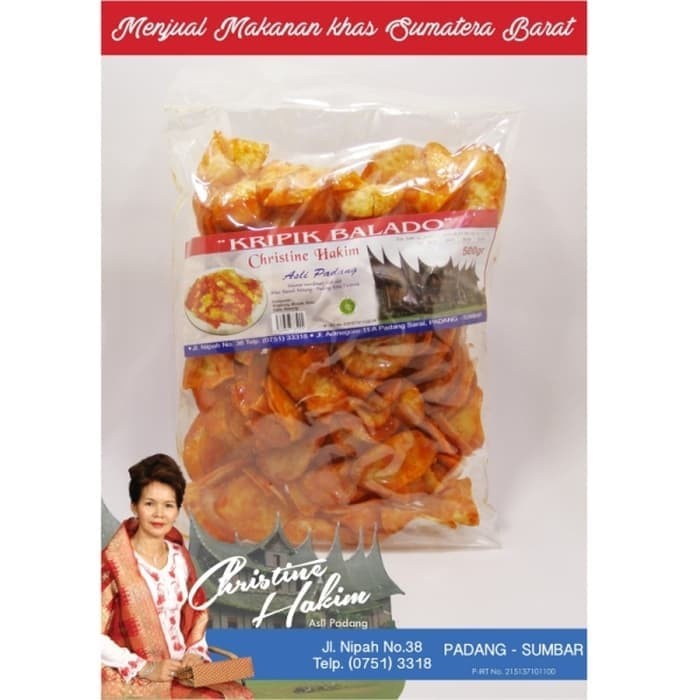 

Wdo - Kripik Balado/ Sanjai Christine Hakim Bulat 500G Oleh-Oleh Khas Padang