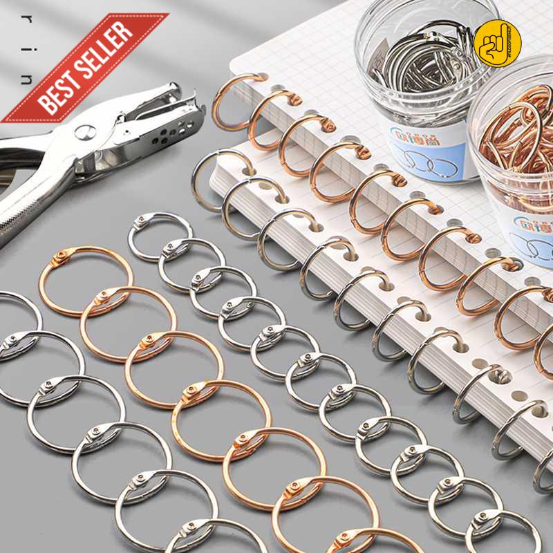 

baldan OBOS Ring Buka Tutup Buku Binder Menu Gantungan Kunci 30 PCS - OBS-8366 good quality