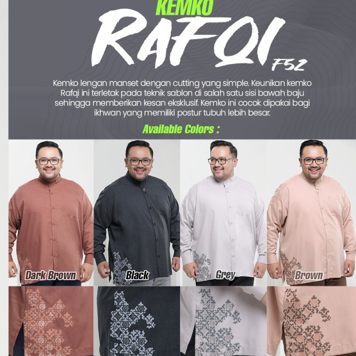 Baju Kemeja Koko Kemko Mst2 Father Size Jumbo Rabbani Ori. Baju Muslim Harga Promo