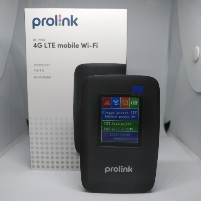 terbaru  prolink dl 7202 modem wifi 4g lte n300 unlock all operator prolink dl-7202 modem wifi