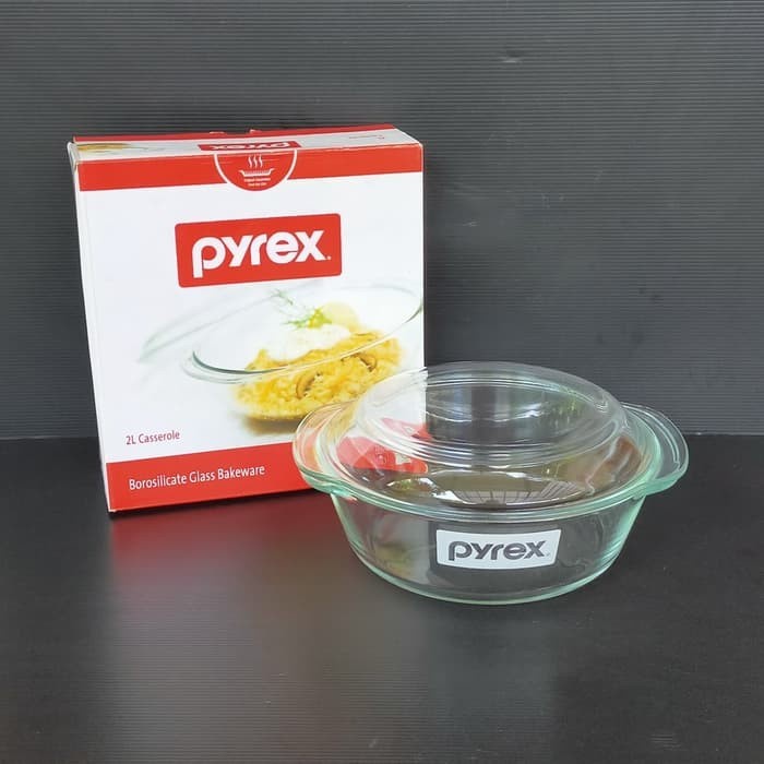 PYREX WADAH BENING PANCI TUTUP 2L - PX-CAS2000LH/ID Kode 798