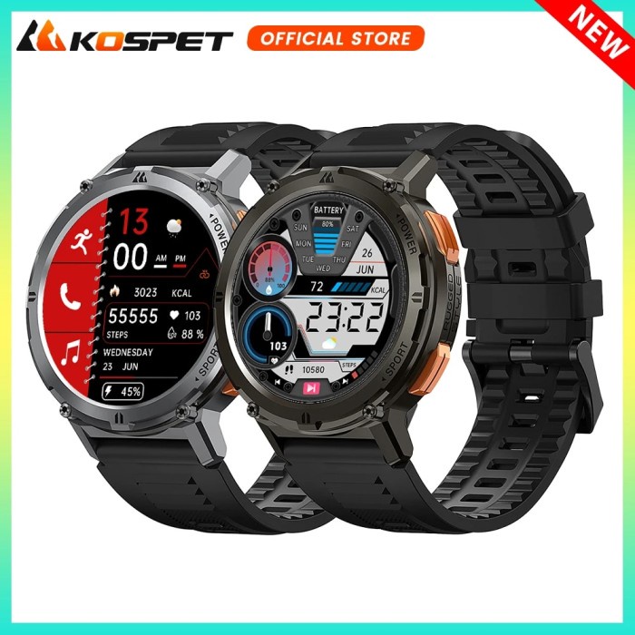KOSPET TANK T2 Ultra Smart Watch Men Military Smartwatch