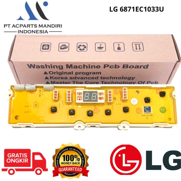 LG WF-L801TC WF-7500TC WF-F800TC modul pcb mesin cuci Top Loading