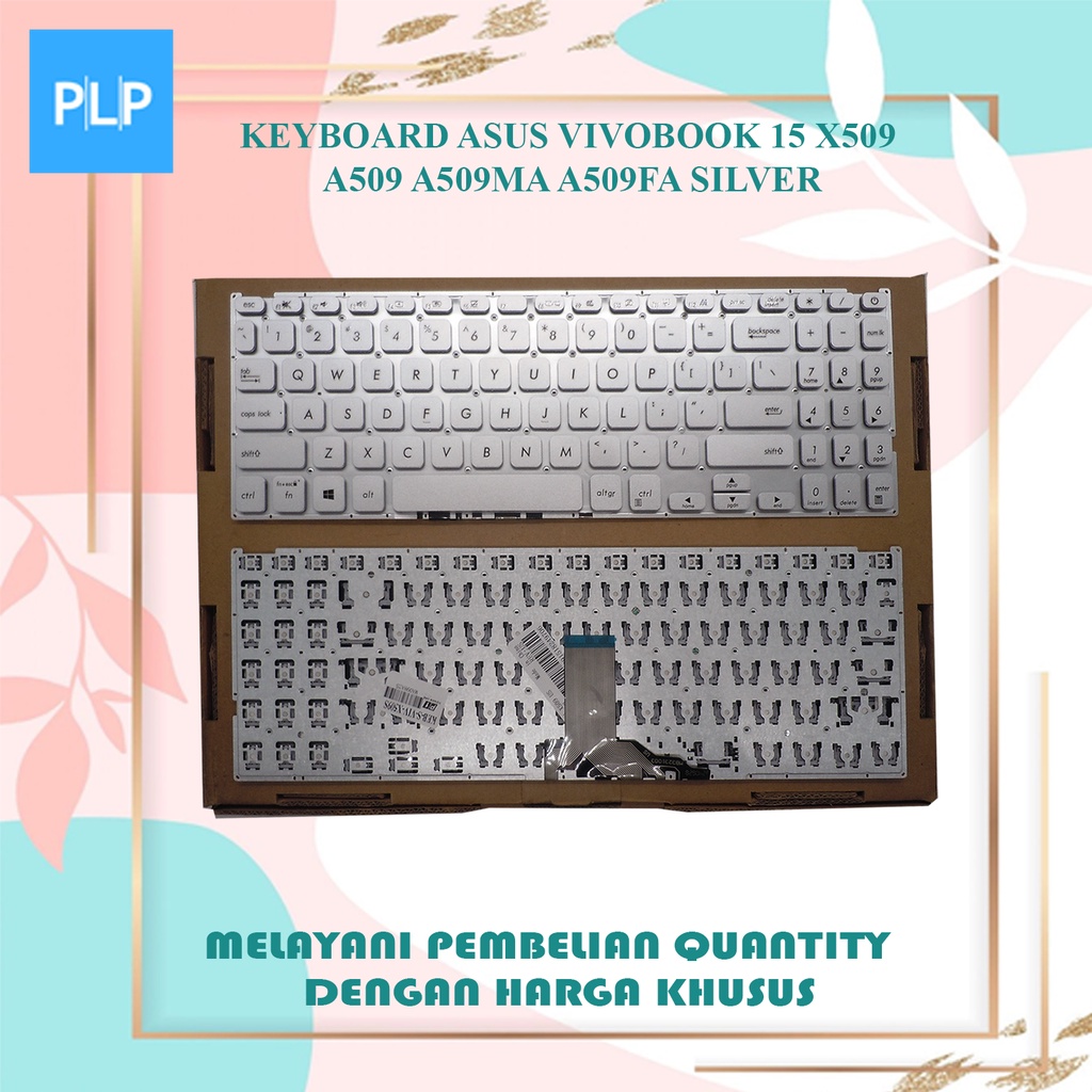 Keyboard Asus Vivobook 15 x509 a509 a509ma a509fa Silver