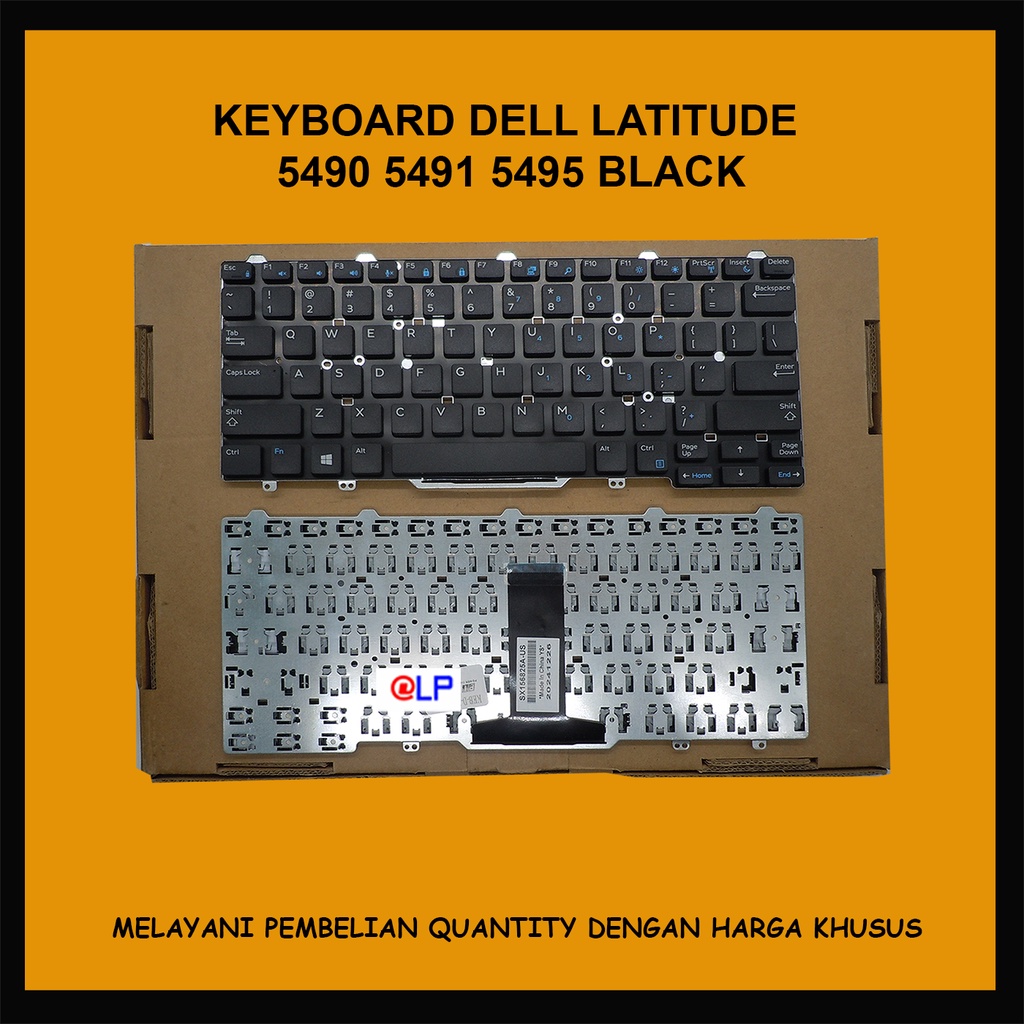 Keyboard Dell Latitude 5490 5491 5495 Black