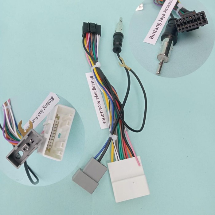 Kabel Soket PNP Head Unit Android NISSAN Livina March Grand Livina