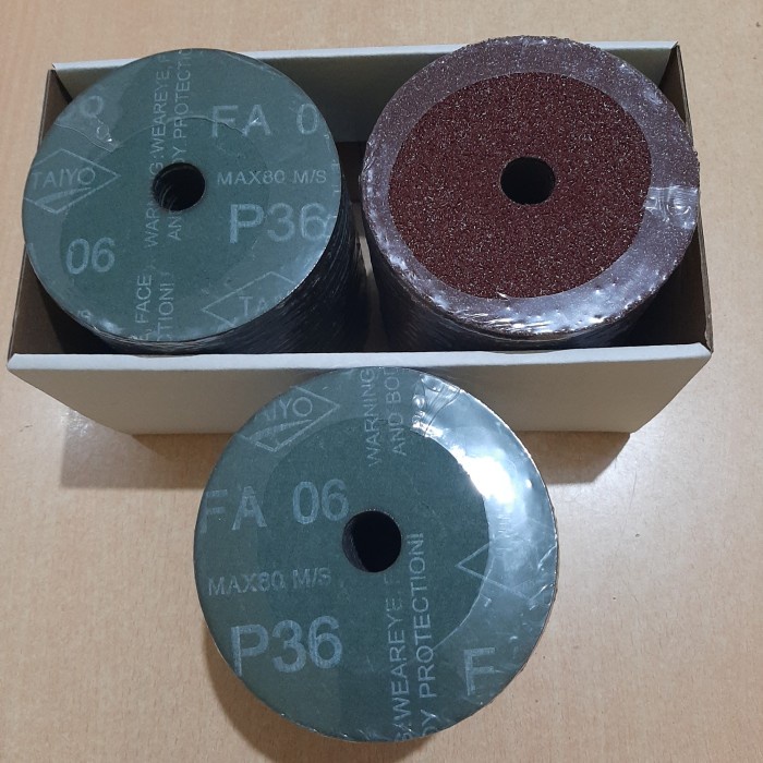 PROMO Taiyo Amplas Bulat /Fibre Disc Taiyo #P24 #P36 #P60 #P80
