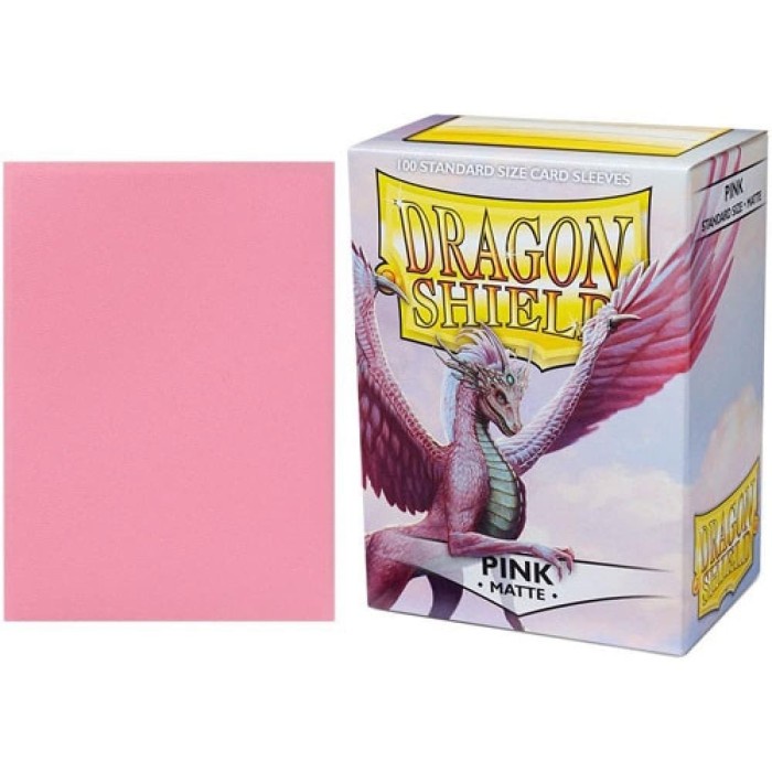 Dragon Shield Matte 100 Card Sleeve Pink