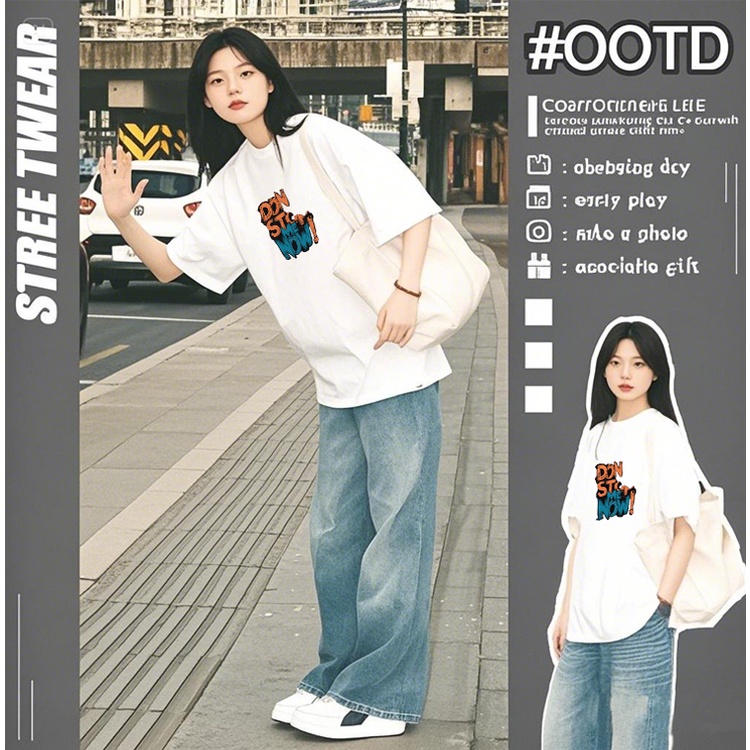 【HOT】 kaos pria murah Don't Stop Me Now T shirt Text Print Desain Grafis Artistik