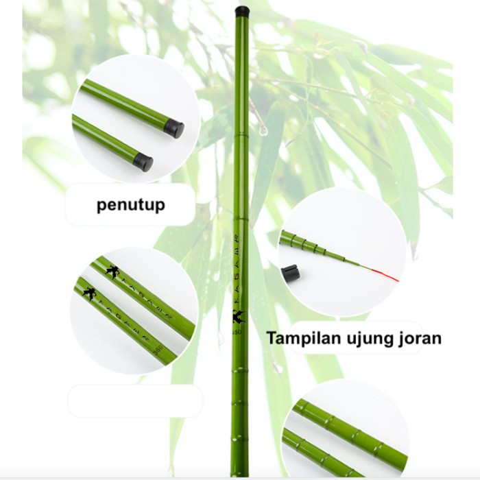 JORAN TEGEK 1 SET KOMPLIT SENAR KAIL PANCING TERJANGKAU HIJAU MURAH