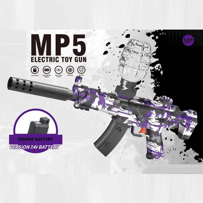 BARANG TERLARIS Mainan Anak BTC-3039 MP5 ELECTRIC TOY GUN Mainan Water Bubble Outdoor Seru Anak
