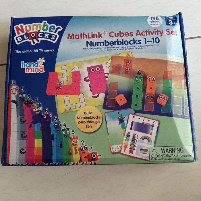 BARANG TERLARIS Mathlink cubes numberblocks 1-10 educational toys mainan edukasi