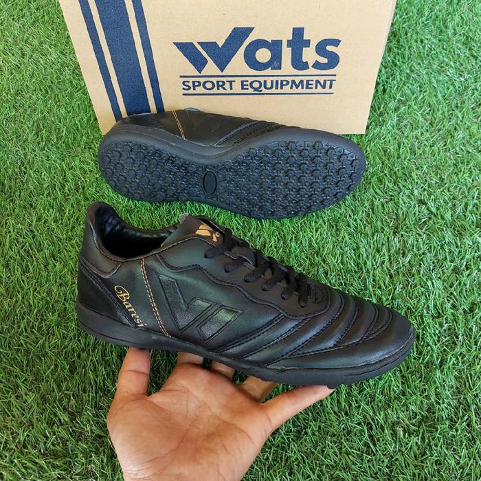 Sepatu futsal kulit BLACK SERIES WATS Baresi truff Original Boots