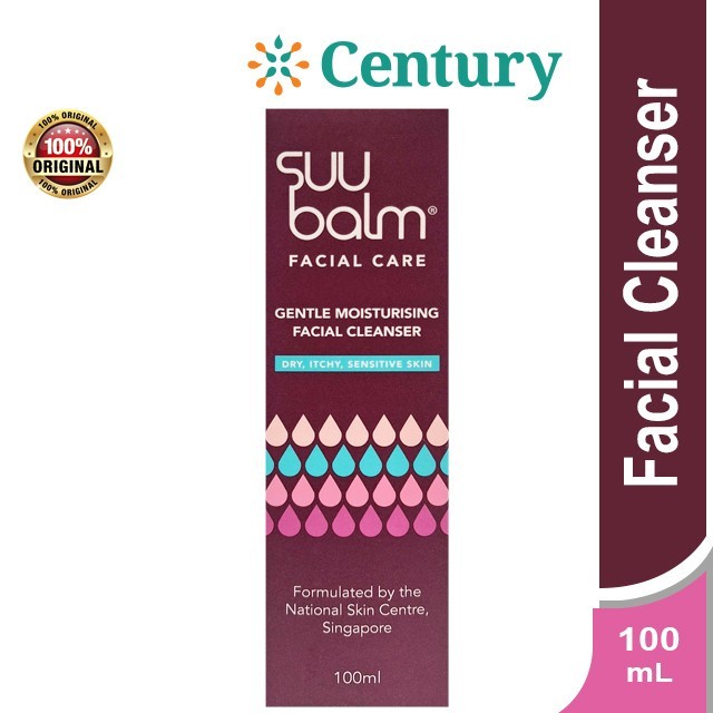 SUU BALM FACIAL CARE GENTLE MOISTURISING FACIAL CLEANSER 100ML / PERAWATAN WAJAH / CLEANSER WAJAH
