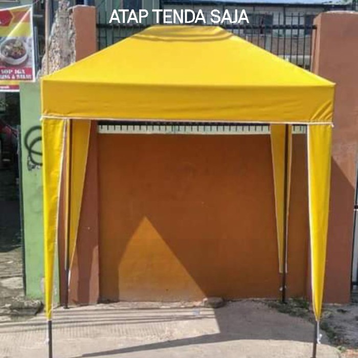 PREMIUM Terpal tenda sistem bongkar pasang uk. 1,5 X 2 (TANPA RANGKA BESI)