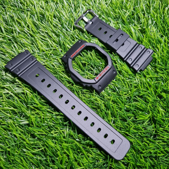 PREMIUM BNB BEZEL STRAP G-SHOCK DW-5600 DW-5700 GWX-5600 BLACK RED