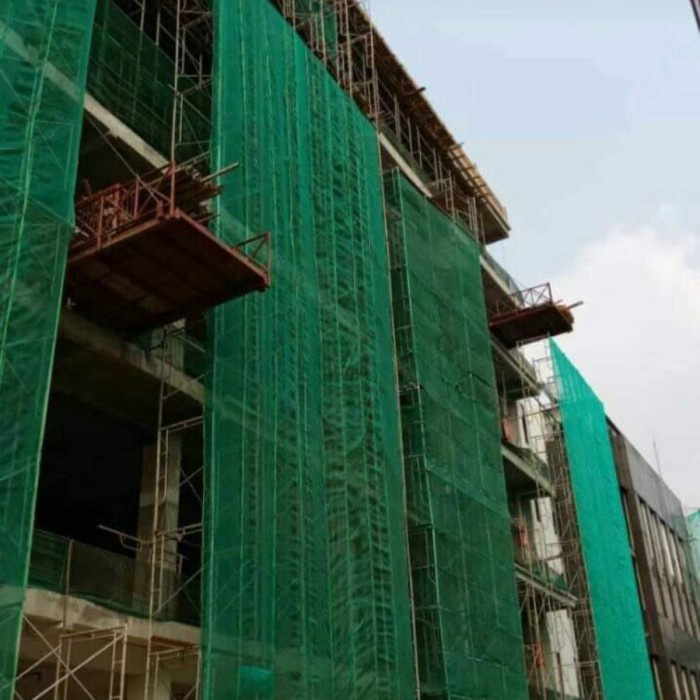 PREMIUM 1 ROLL JARING PENGAMAN KASA SAFETY NET WARING KERAMBA HIJAU 1 X 50 M