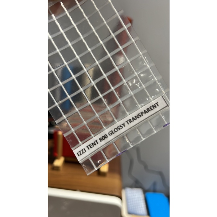 PREMIUM terpal mesh transparan 800gsm