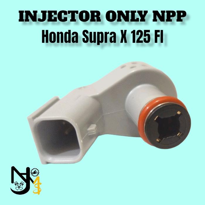 terbaru !!! npp injector / injektor only honda supra x 125 fi lubang 4 ready