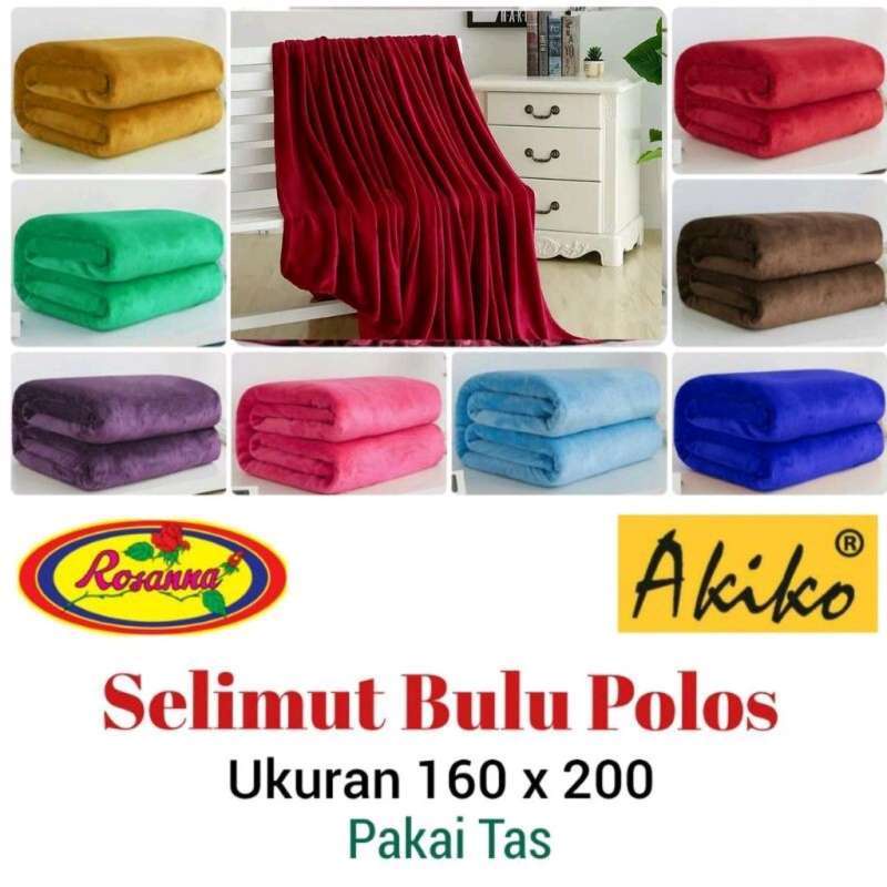 SELIMUT POLOS 150x200 / SELIMUT SUPER SOFT ROSANNA ROTARI *